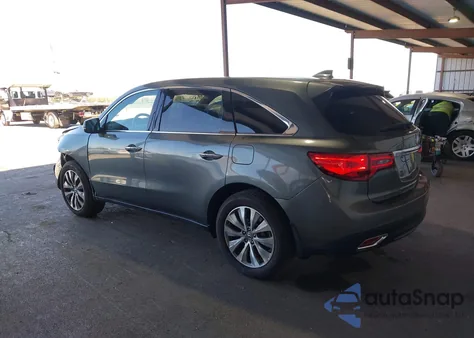 2015 Acura Mdx Technology Package из США, поврежденный, VIN 5FRYD4H47FB007381